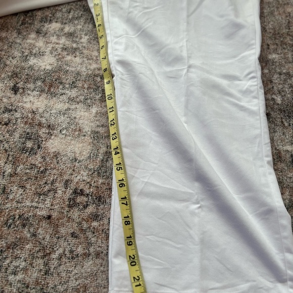 Dockers Ideal Fit Womens White Metro Capri Pants 16 Cotton Casual Stretchy Chic - Picture 16 of 16